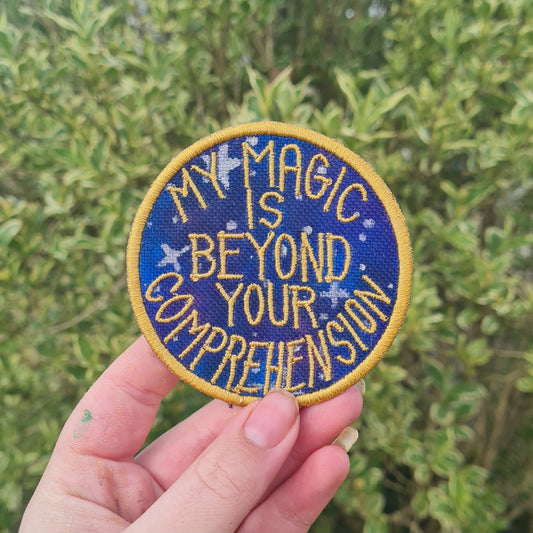 'My Magic Is Beyond Your Comprehension' Wizard/Magic Themed Solo Patch For Assistance/Service Dogs