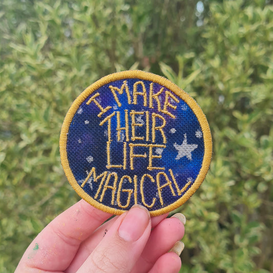 'I Make Their Life Magical' Wizard/Magic Themed Solo Patch For Assistance/Service Dogs